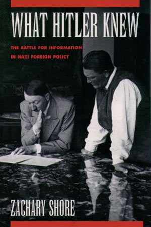 Book cover for What Hitler Knew by Zachary Shore